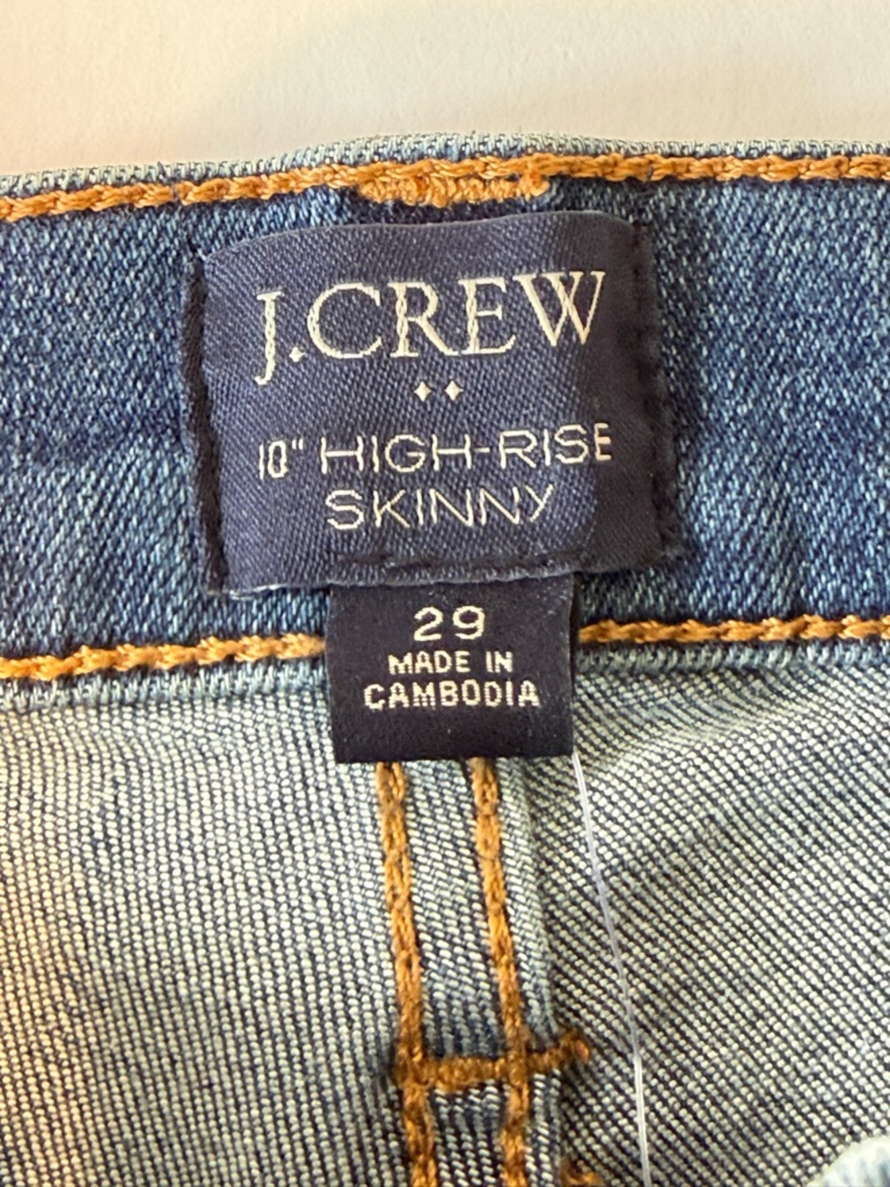 J. Crew Women's High-Rise Button-Fly Light Blue Jeans - Picture 3 of 7